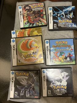 Pokemon DS Games - Cib - authentic Tested