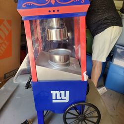 New York giants popcorn machine