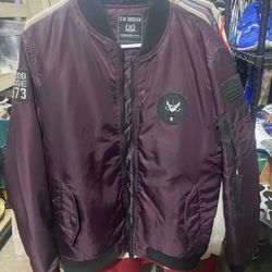 Rolling stone 1973 maroon jacket men's