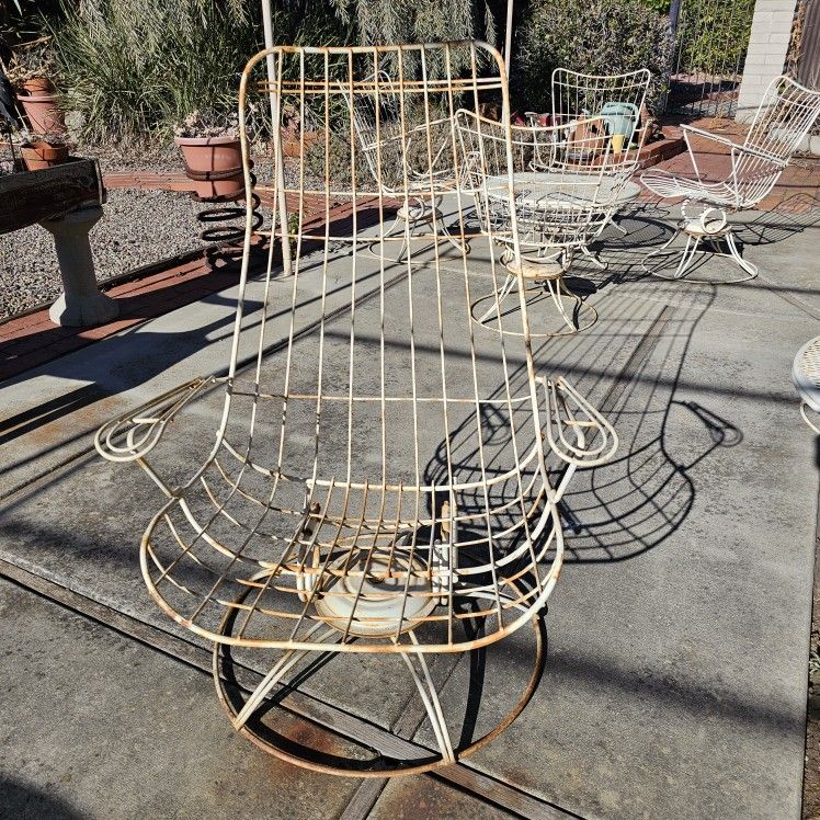 Original 1950s Homecrest Mid Century Modern Lounge Chair Patio Furniture Outdoor