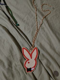 Playboy Bunny Hand Made Prison Beaded Piece