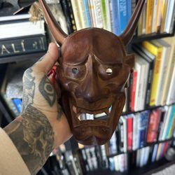 Authentic Japanese Hannya Wooden Small Mask