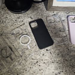 6 Iphone 15 Pro Max Cases(3of Them Magnet Kind)