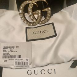 Gucci Pearl Belt