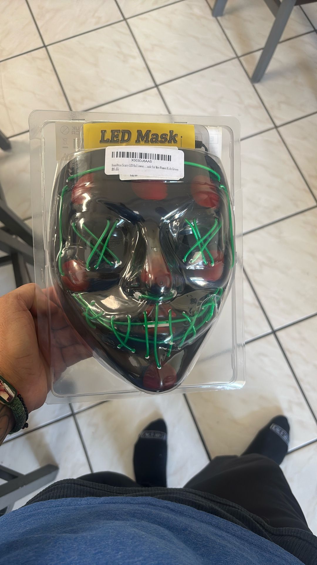 Halloween Purge Mask LED New Never Worn
