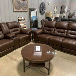 
🌇ASK DISCOUNT COUPOn<New Furnitures sofa Loveseat Sectional  sleeper couch daybed <
Stoneland Brown Reclining Living Room Set 