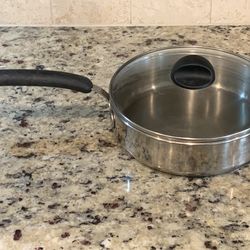 10” Stainless Steel Sauté Pan & Lid
