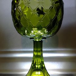 Vintage Indiana Glass Pedestal Candy Dish Vase