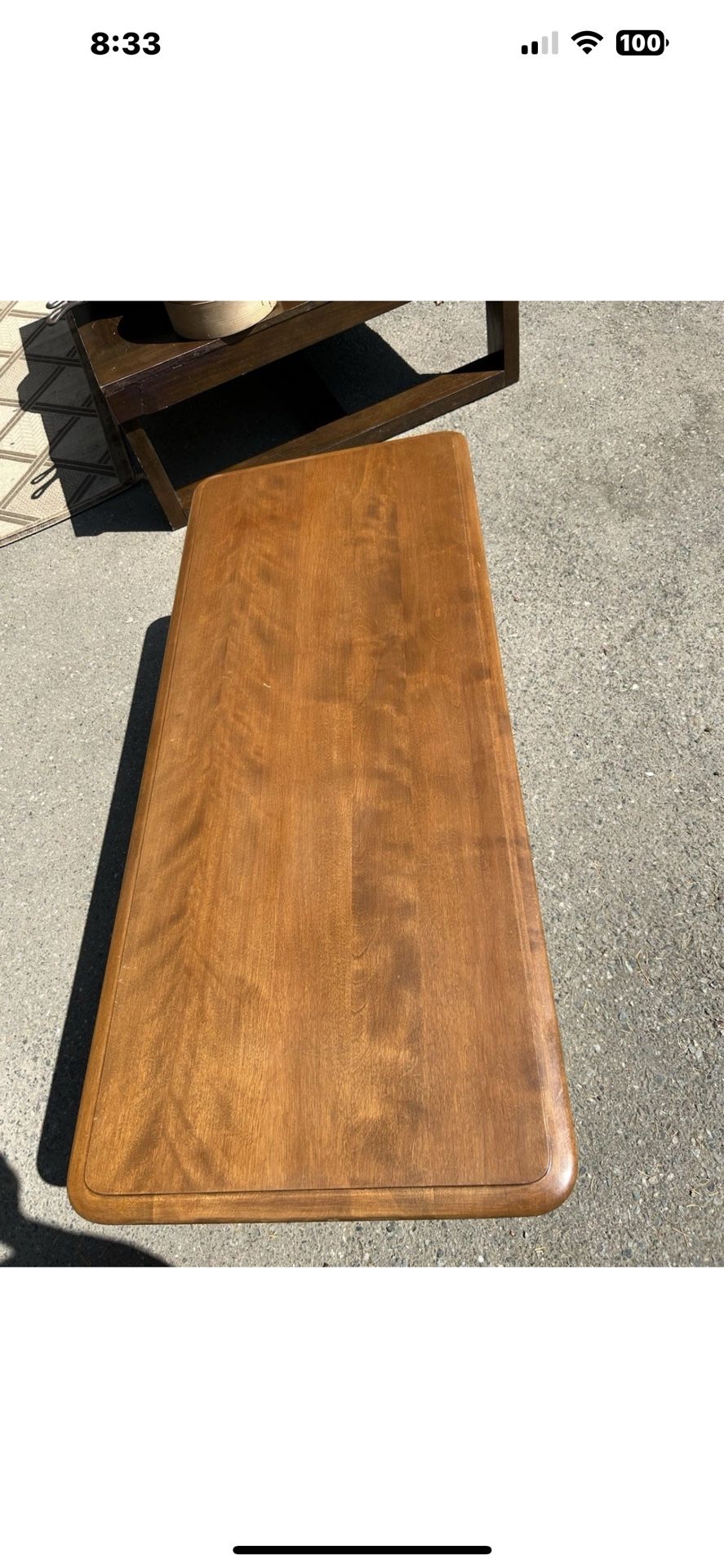 Ethan Allen Two Tier Coffee Table