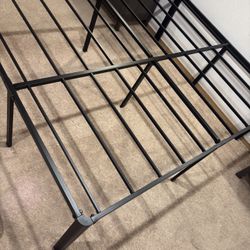 24” Tall Metal Queen Bed frame 