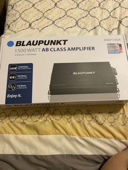 1500 watt!! Blaupunkt amp!! Brand new !!