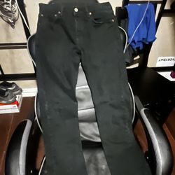 Black 501 Levi Jeans