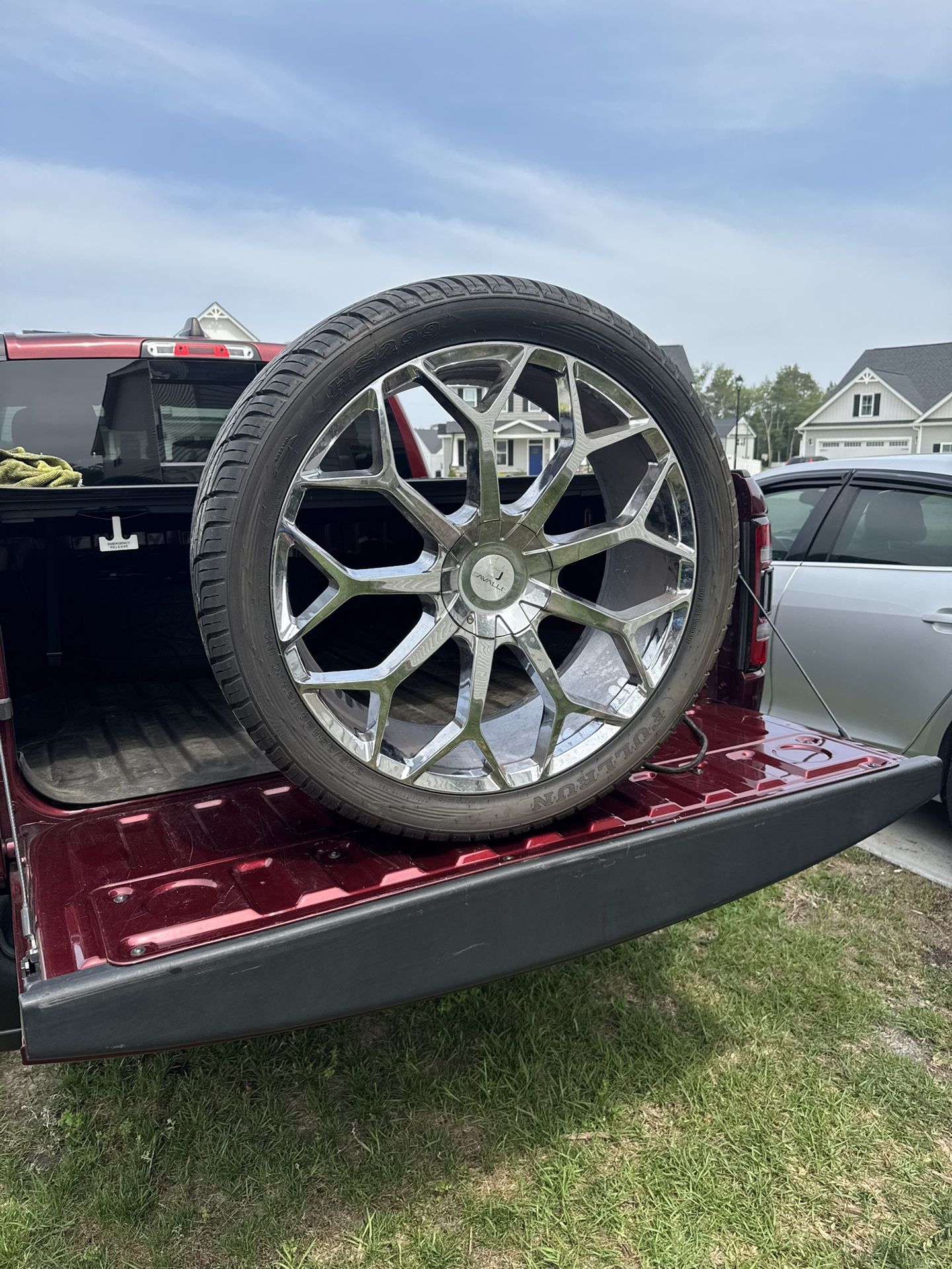 24” Rims With Brand New Tires For A Dodge Ram 1500