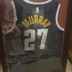 Jamal Murray Framed Autographed JERSEY