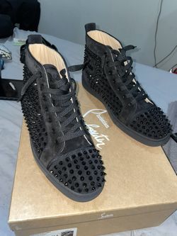 Christian Louboutin Black Louis Plato Sneakers