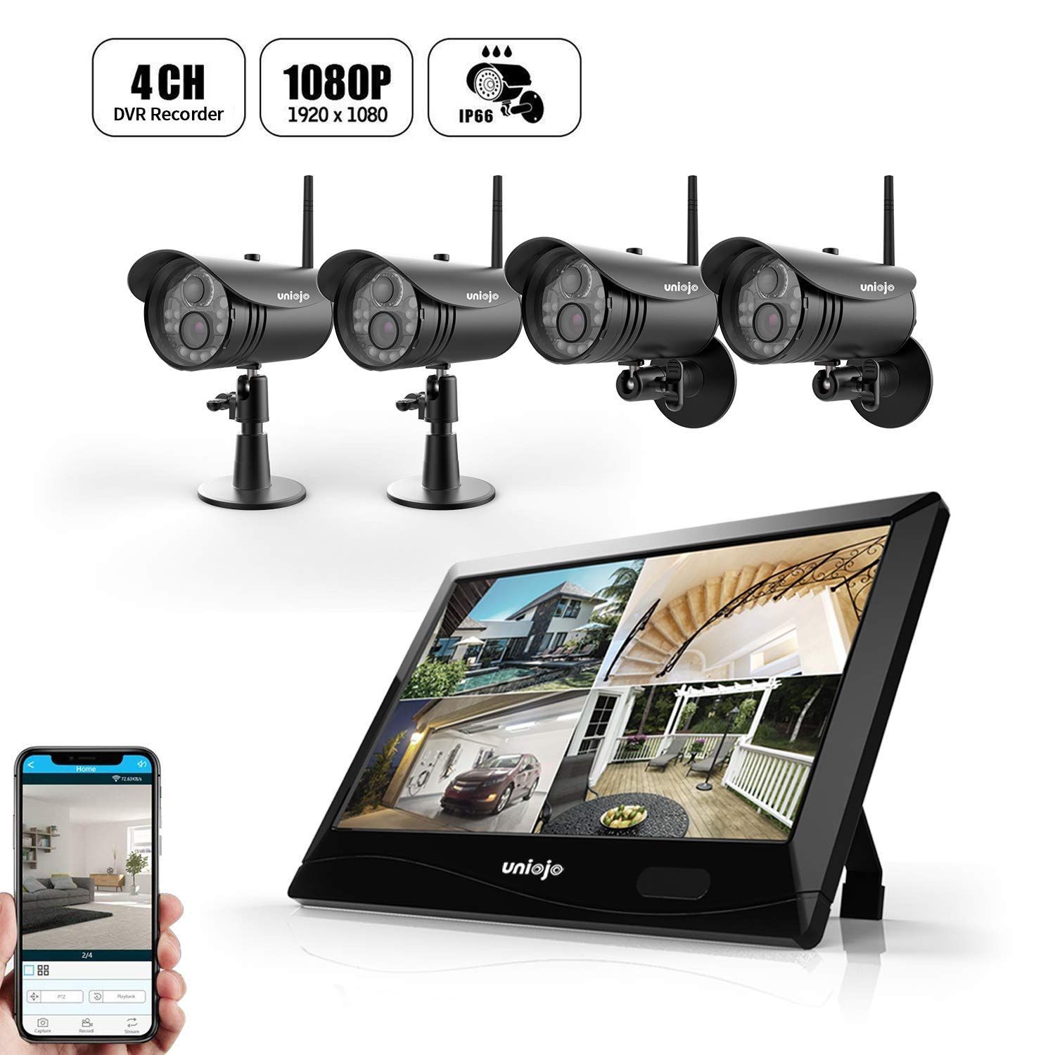 1080 Wireless Security Cameras 