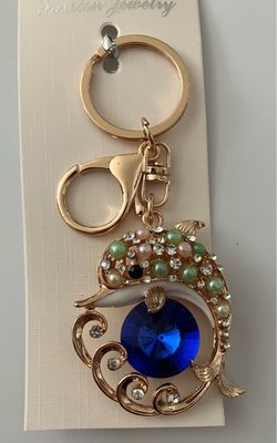 Dolphin purse charm or keychain