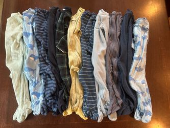 11 pairs of boys pjs pajamas 6-9 9mo