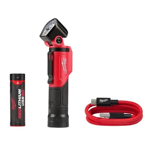 Milwaukee
500 Lumens LED Pivoting REDLITHIUM USB Flashlight
