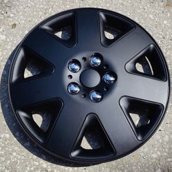 16-in Black Hubcaps