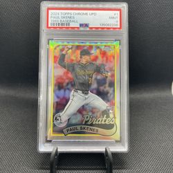 2024 Topps Chrome Update Paul Skenes PSA 9