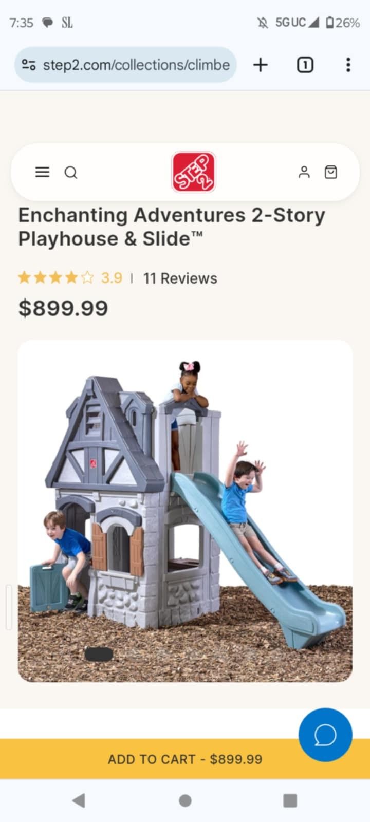 PLAY HOUSE AND SLIDE NEW NEW NEW
