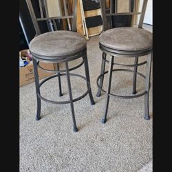 Hightop Swivel Chairs Set Of 2