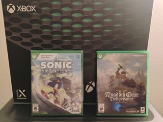XBOX SERIES X BRAND NEW IN BOX PLUS 2 GAMES