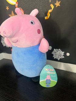 PEPPA PIG ( GEORGE ) HUG MEES 10 INCH NEW PLUSH WITH TAGS