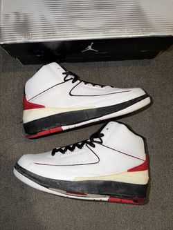 Jordan 2 Retro ‘White Varsity Red (2004)’ Size 8M