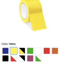 Industrial Safety vinyl Tape (Red & Yellow)