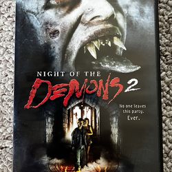 Night Of The Demons 2 DVD - Rare/OOP
