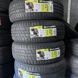 SET OF FOUR NEW TIRES 235/60/18 ATLANDER INCLUDING MOUNT AND BALANCE, ASK FOR SIZES AND BRANDS 