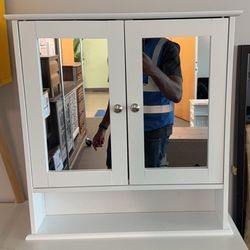 White Bathroom Cabinet