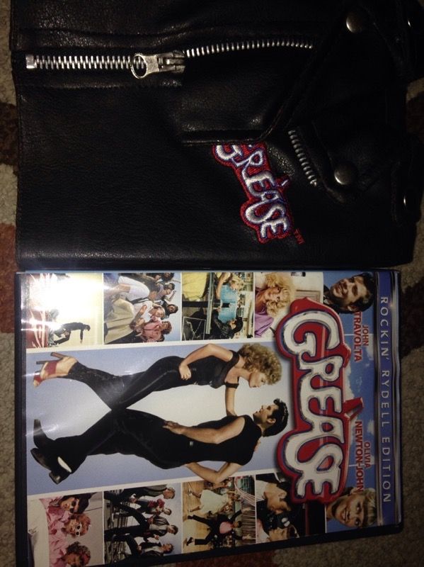 Grease DVD with leather jacket cover
