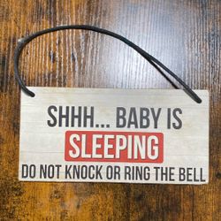 Baby Sleeping Sign