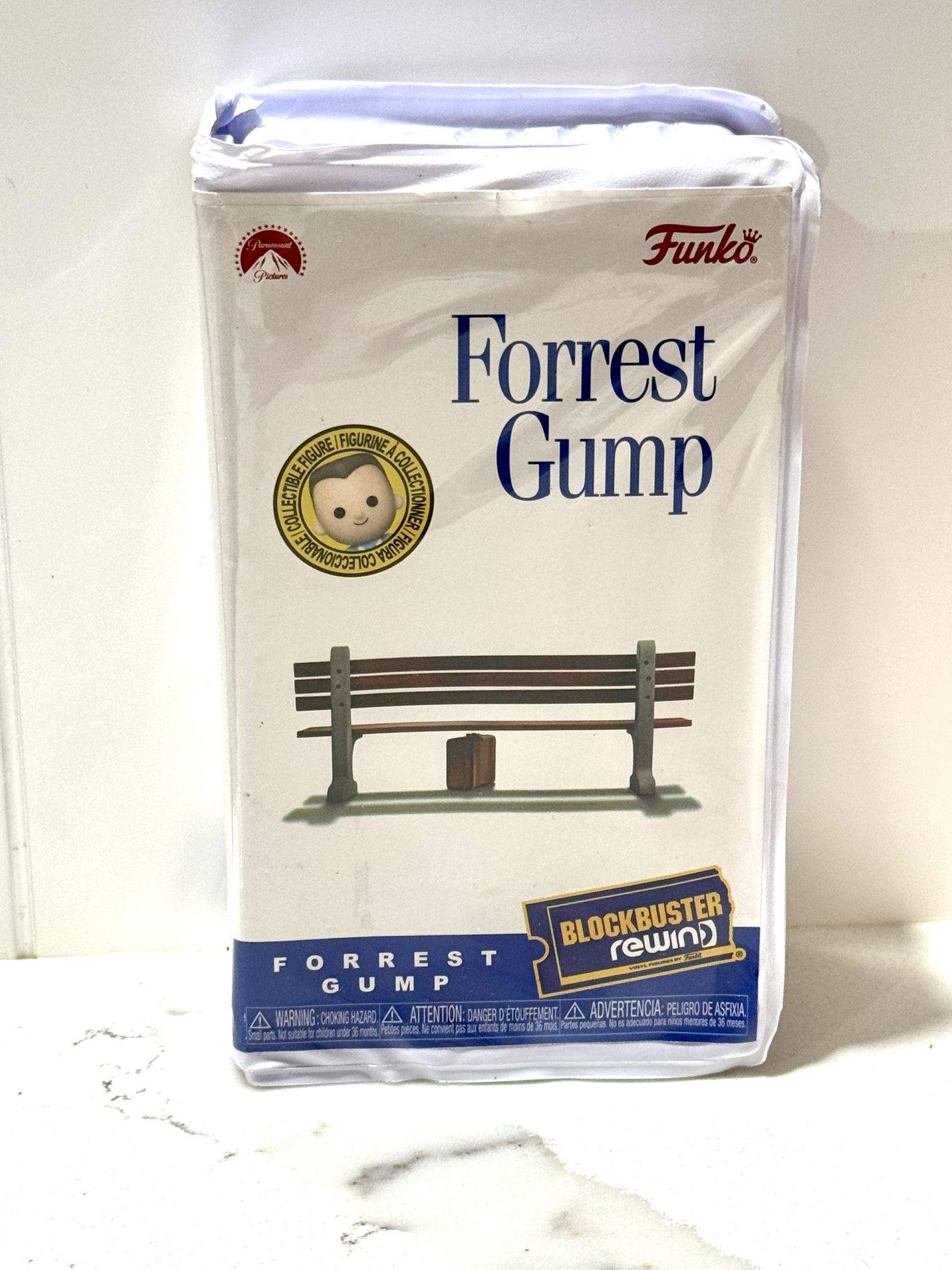 Funko Blockbuster Rewind Forrest Gump Vinyl Figure 2023 w/ Case & Card