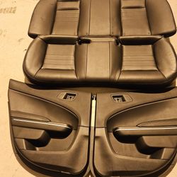 Brand New Dodge Charger Leather Seats and Resr Door Panel Set