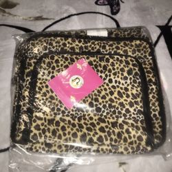 NWT Debbee Crossbody Tech Bag - iPad Tablet Tote/handbag - leopard