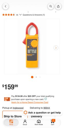 301D Pocket Clamp Meter
