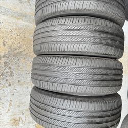 Four Premium Tires 235/55/20 Michelin Premier LTX With 70% Left Excellent Set 