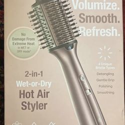 Conair Wet / Dry Hot Air Styler -New In Box! 