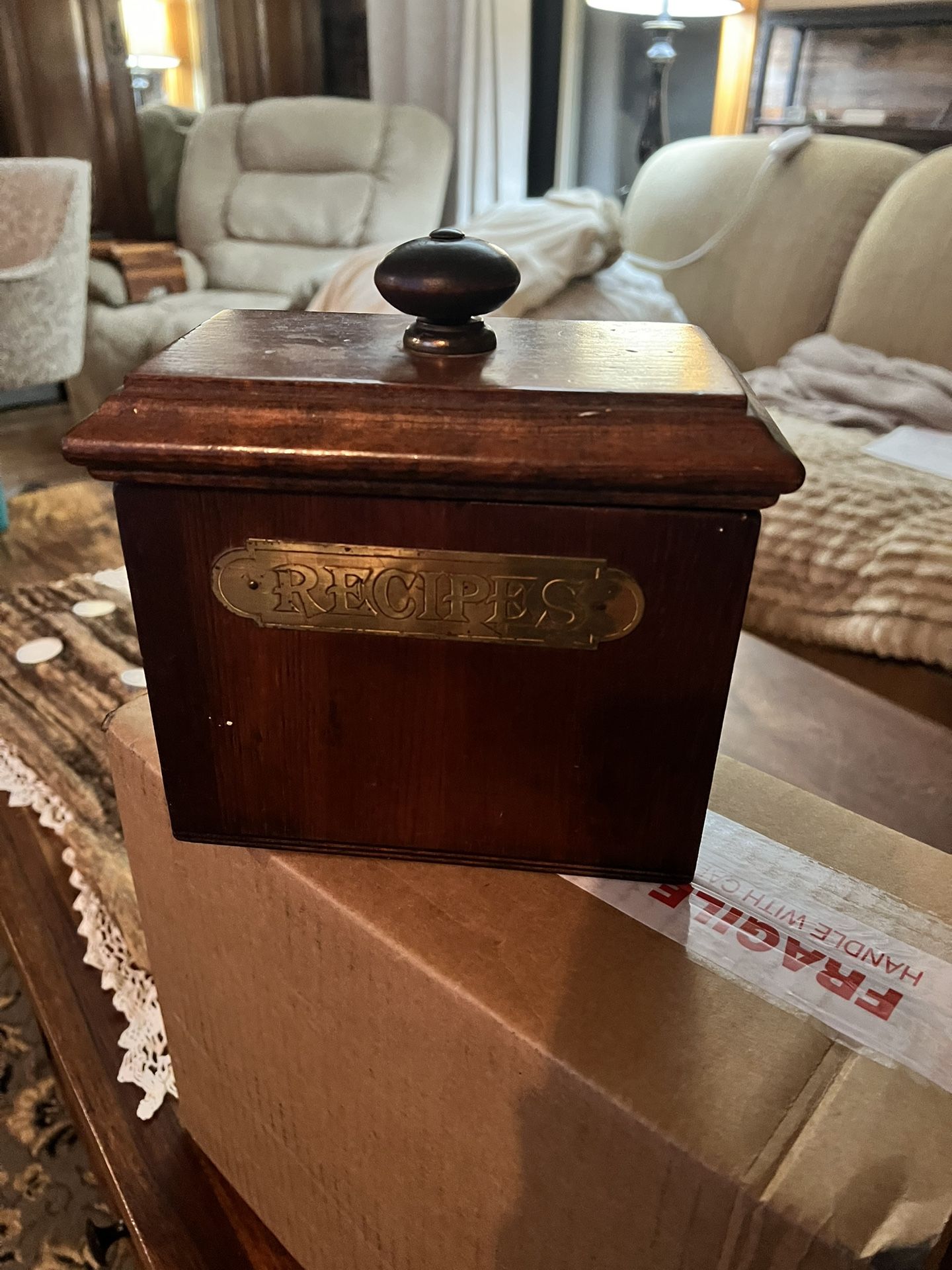 Antique Recipe Box