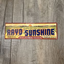 Crate labels original authentic New old stock