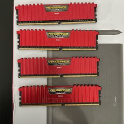 4x Sticks Of 4gb Ram Vengeance LPX