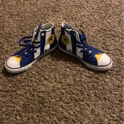 Little Boy Golden State Warrior Converse Shoes
