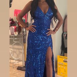 Blue Prom Dress