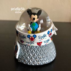 Disney Snow Globe - Epcot Mickey Mouse 3”