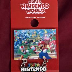 Super Mario World Universal studios Pin 