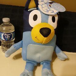 Bluey Bath Buddy. 12" Tall. New with Tag.